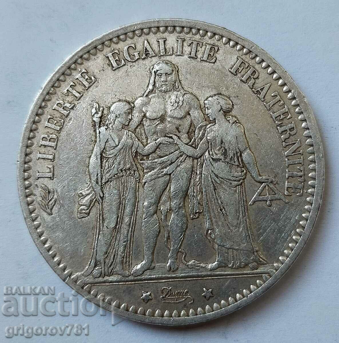 5 франка сребро Франция 1974 К - сребърна монета #86 с цена € 35.79 | 70.00 лв.