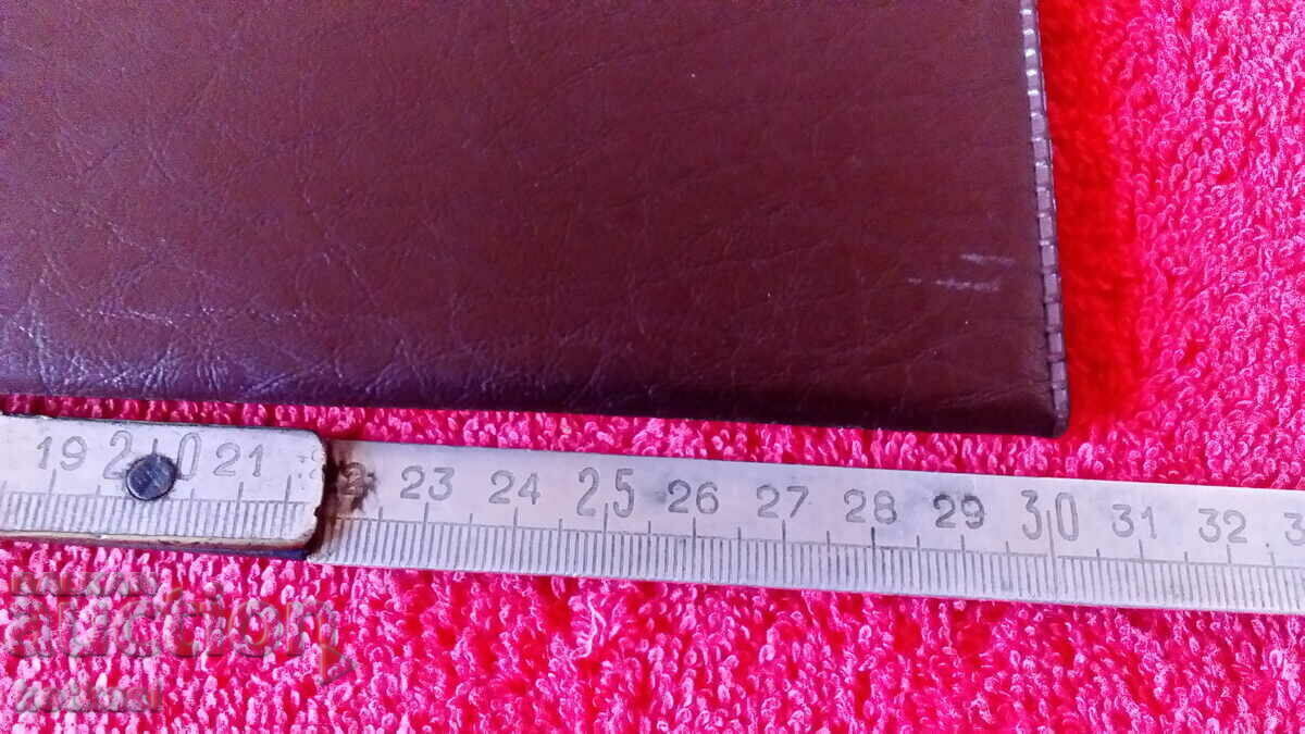 Old leather folder - 6