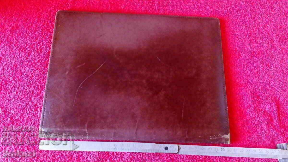 Old leather folder Ministry Italy - 7