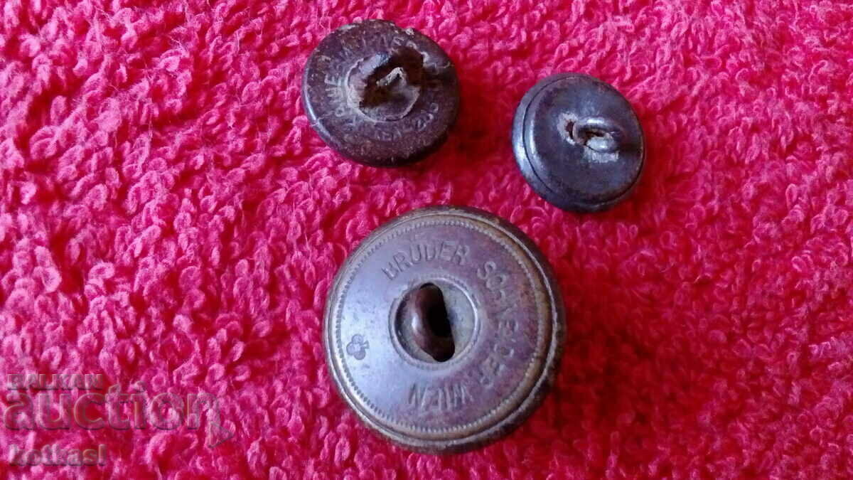 Lot de 3 Nasturi Vechi Militari Principatul Regatul Bulgariei - 5 Lot de 3 Nasturi Vechi Militari Principatul Regatul Bulgariei - 5