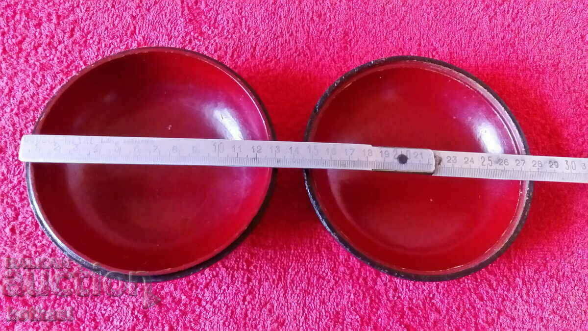 Old hand painted Box author Papier mache - 5 Old hand painted Box author Papier mache - 5