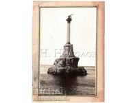 1932 OLD PHOTO UKRAINE CRIMEA SEVASTOPOL MONUMENT B899