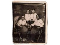 МАЛКА СТАРА СНИМКА РУСЕ ЩРЪКЛЕВО МОМИ С НОСИИ НА СБОР В905