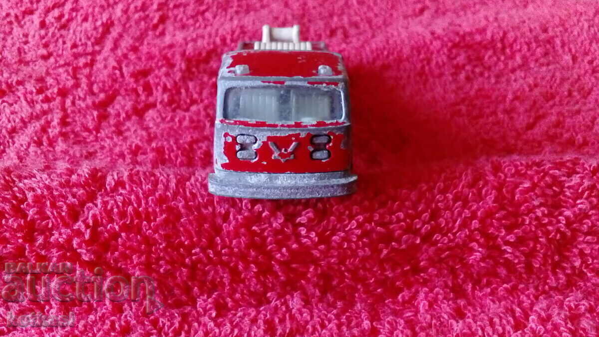 Auction Old metal fire truck MAJORETTE MAJORETTE Auction Old metal fire truck MAJORETTE MAJORETTE