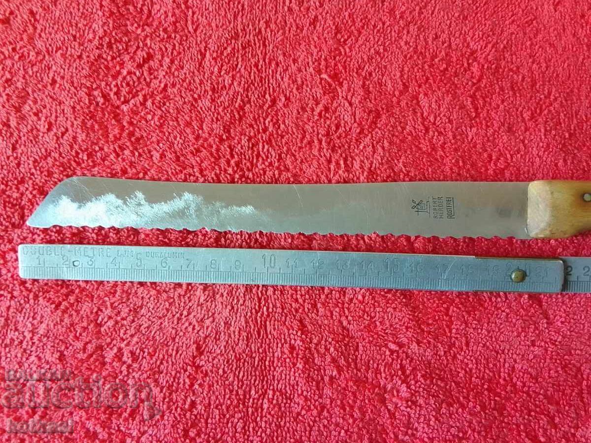 Old ROBERT HERDER kitchen knife without backlashes and looseness with price 21.00 BGN | € 10.74 Old ROBERT HERDER kitchen knife without backlashes and looseness with price 21.00 BGN | € 10.74