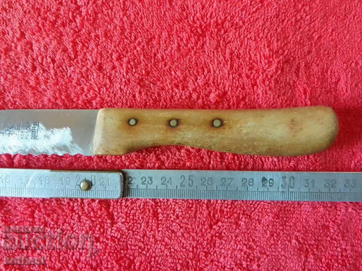 Auction Old ROBERT HERDER kitchen knife without backlashes and looseness Auction Old ROBERT HERDER kitchen knife without backlashes and looseness