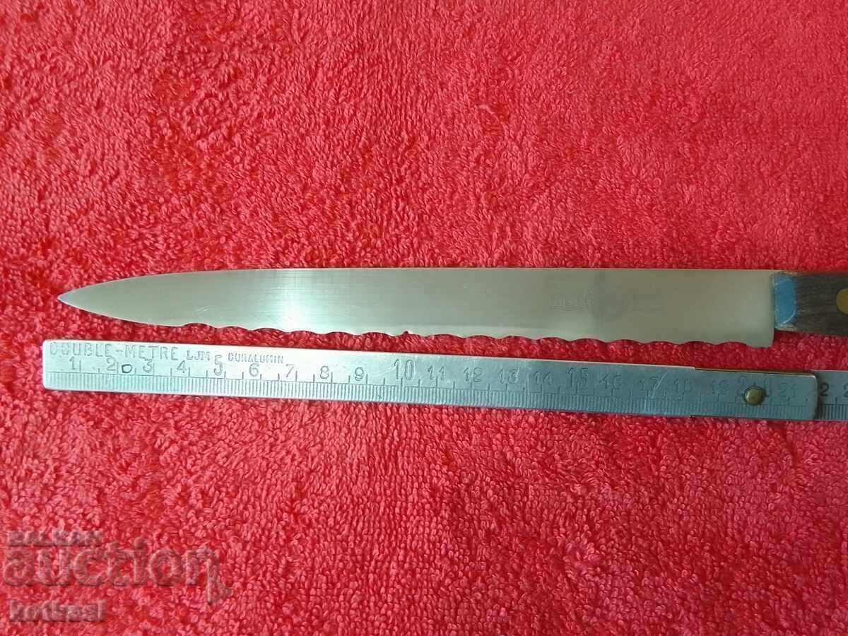 Cuțit de bucătărie vechi SOLINGEN SOLINGEN fără reacție și slăbiciune cu preț € 13.00 | 25.43 BGN Cuțit de bucătărie vechi SOLINGEN SOLINGEN fără reacție și slăbiciune cu preț € 13.00 | 25.43 BGN