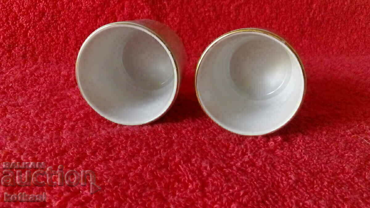 Livrarea Lot 2 buc soc mici cești vechi de porțelan marcate