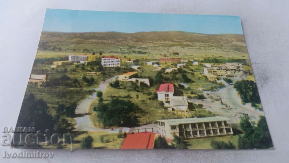 Пощенска картичка Слънчев бряг Общ изглед 1961