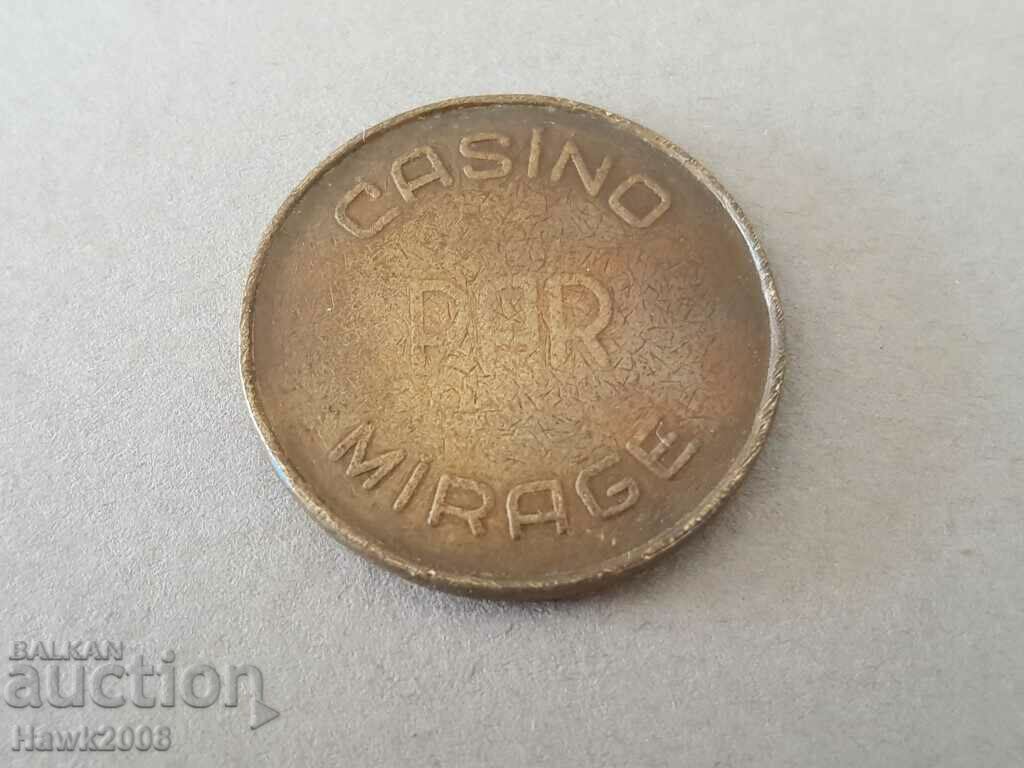 Αναμνηστικό κέρμα Mirage Casino Collector Token