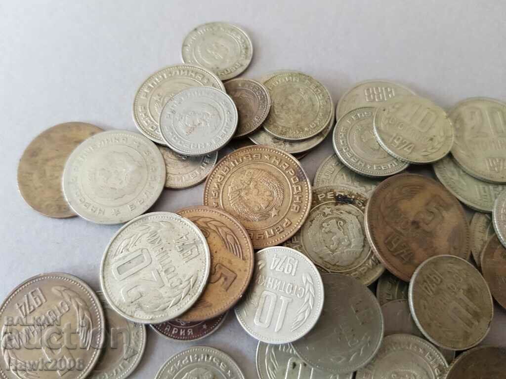 Lot of 42 pieces 1 2 5 10 20 cents Bulgaria SOCIALIST with price 15.00 BGN | € 7.67 Lot of 42 pieces 1 2 5 10 20 cents Bulgaria SOCIALIST with price 15.00 BGN | € 7.67