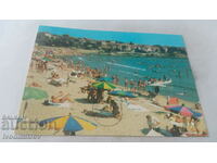 Пощенска картичка Созопол Плажът 1978