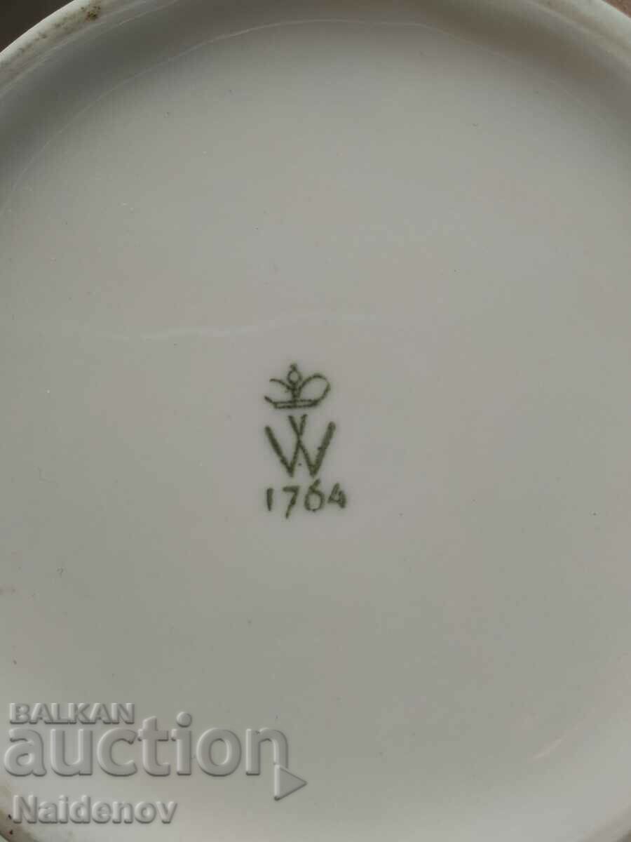 Auction Old German porcelain vase Auction Old German porcelain vase