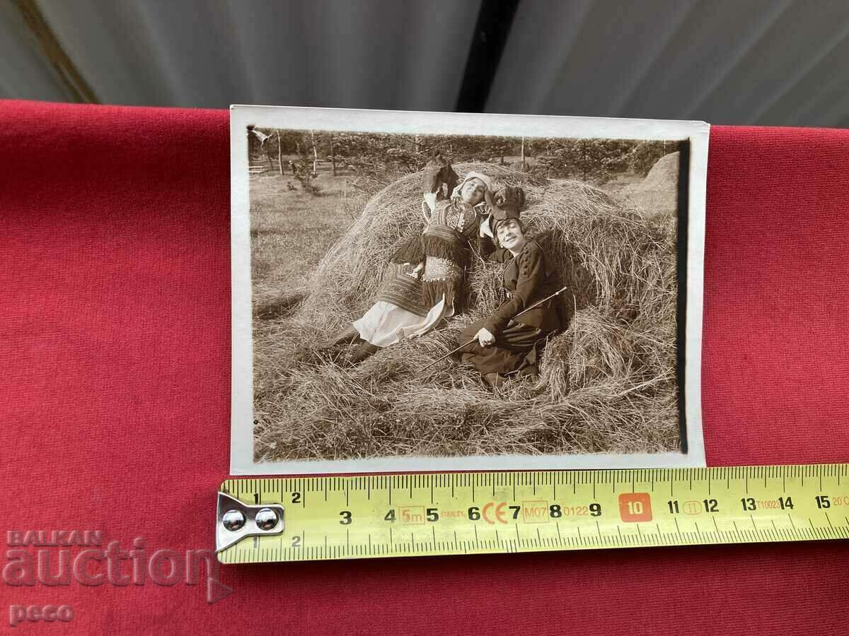 Woman in Macedonian costume Two women in haystack old photo - 5 Woman in Macedonian costume Two women in haystack old photo - 5