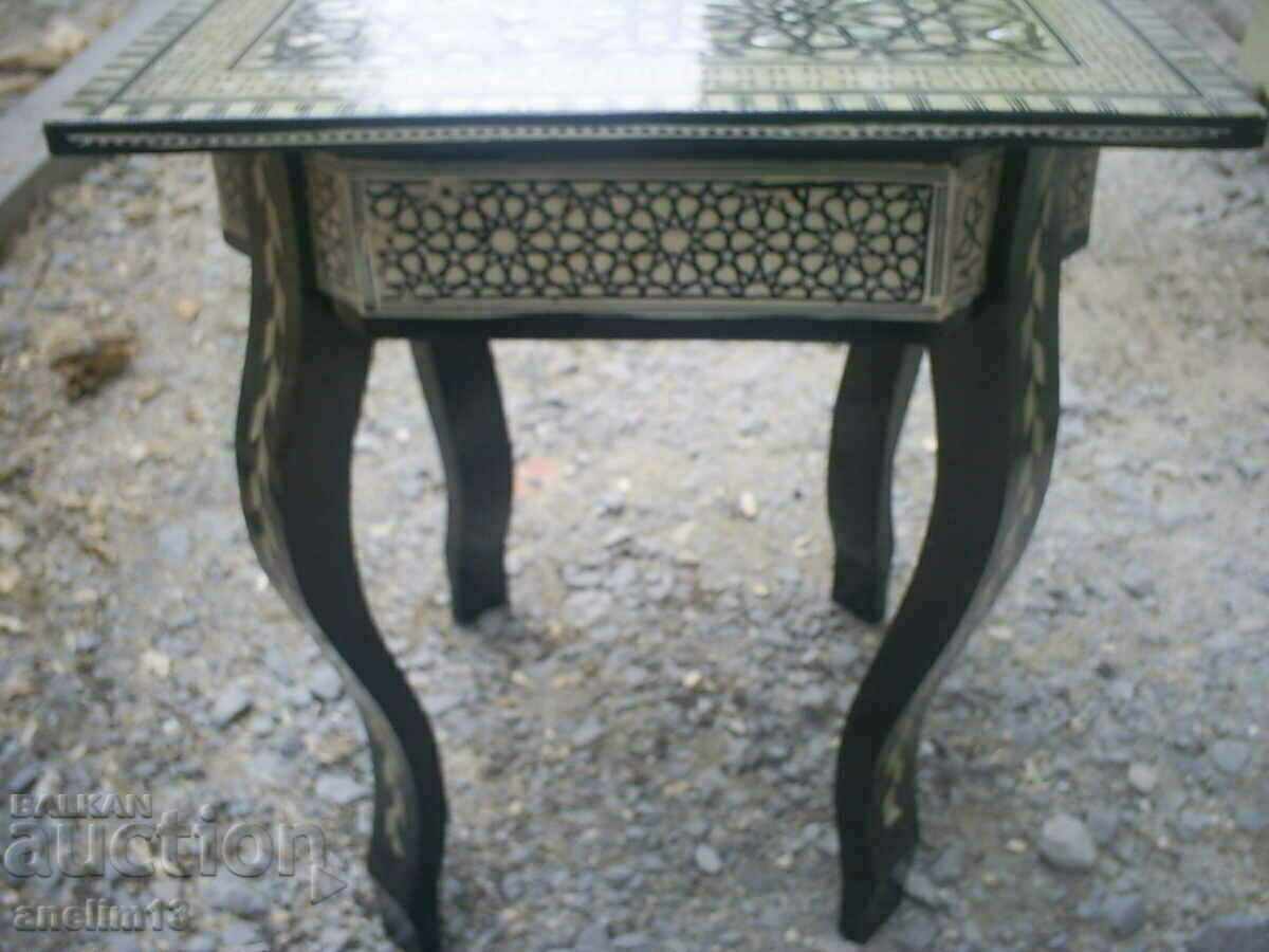 BEAUTIFUL TABLE SMALL TABLE MOTHER-OF-PEARL - 5 BEAUTIFUL TABLE SMALL TABLE MOTHER-OF-PEARL - 5