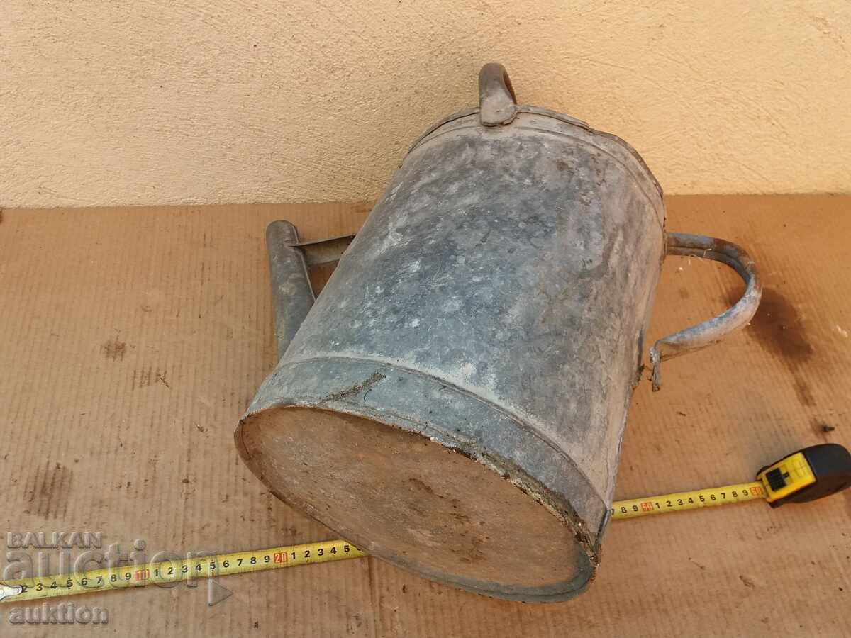 MASSIVE METAL WATERING CAN - FOR DECORATION - 7 MASSIVE METAL WATERING CAN - FOR DECORATION - 7