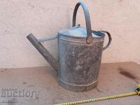 MASSIVE METAL WATERING CAN - FOR DECORATION