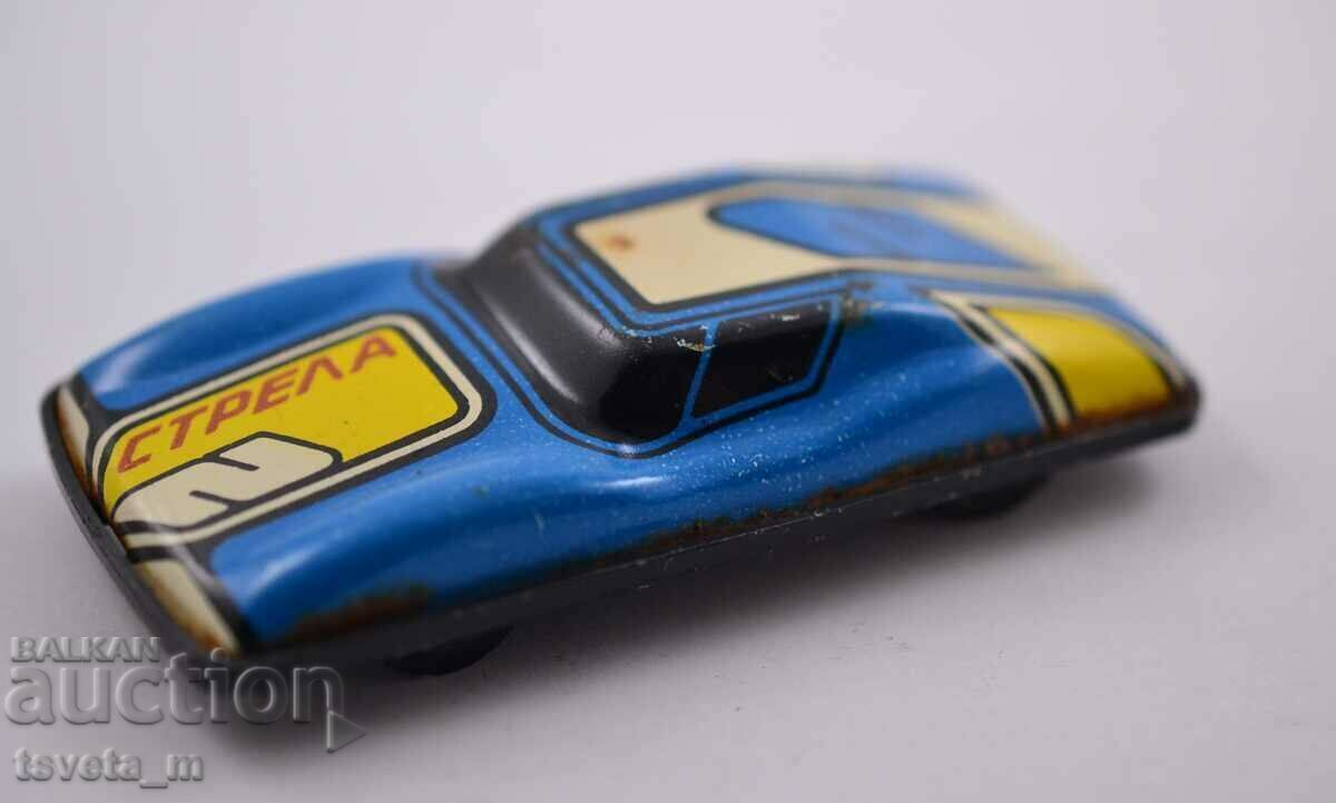 Метална количка СТРЕЛА детски играчки соц с цена 3.00 лв. | € 1.53 Метална количка СТРЕЛА детски играчки соц с цена 3.00 лв. | € 1.53