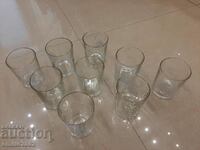 Стъклени чаши ретро соц