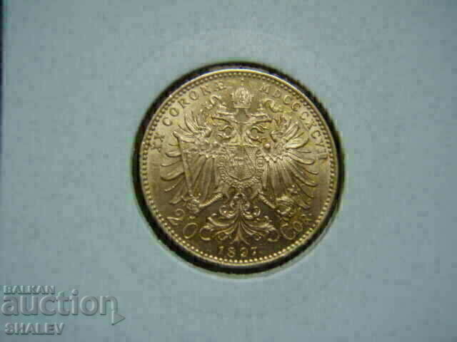 Livrarea 20 Corona 1897 Austria - XF/AU (aur)
