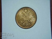 20 Κορόνα 1898 Αυστρία (20 korona Avstriya) - AU+ (χρυσός)