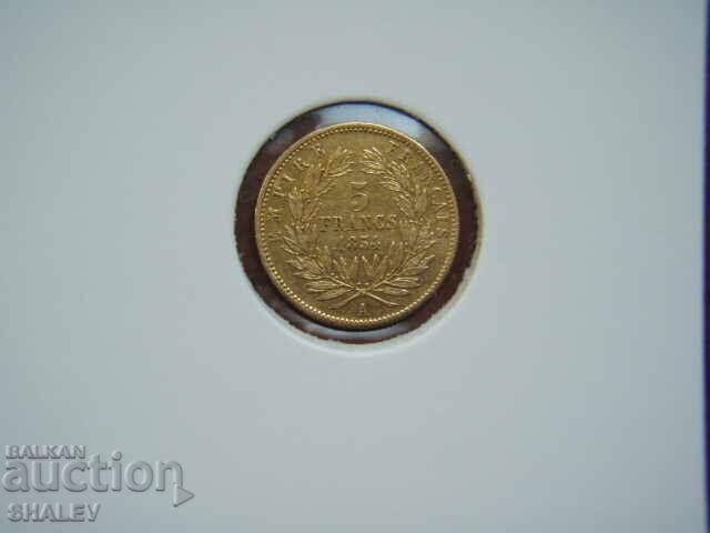 Auction 5 Francs 1854 A France (5 Francs France) - AU (gold) Auction 5 Francs 1854 A France (5 Francs France) - AU (gold)