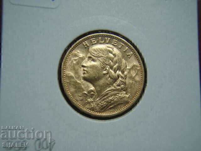 20 franci 1904 Elveția - AU/Unc (aur) - 5 20 franci 1904 Elveția - AU/Unc (aur) - 5