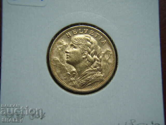 20 Francs 1904 Switzerland - AU/Unc (gold) - 6 20 Francs 1904 Switzerland - AU/Unc (gold) - 6