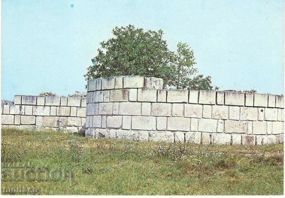 Стара картичка - Плиска, Кръгла кула