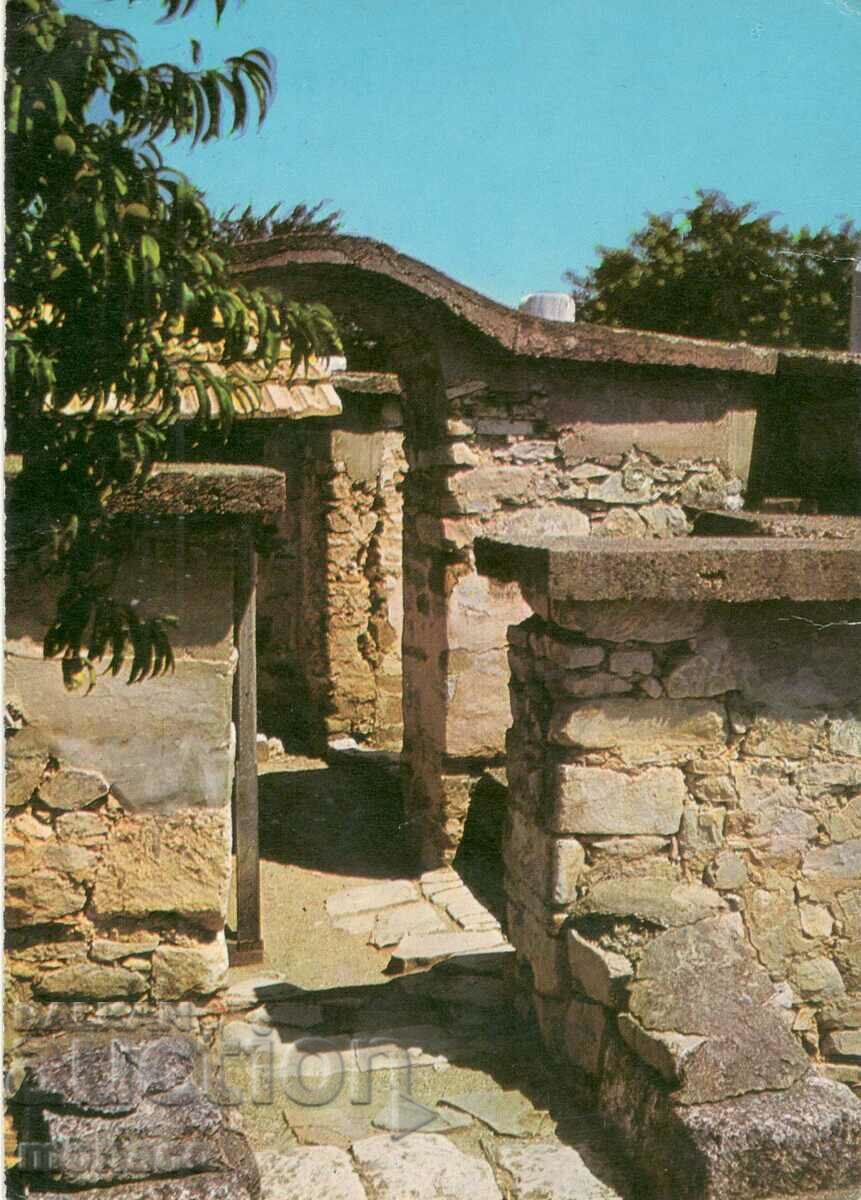 Παλιά καρτ ποστάλ - Preslav, αρχαία ερείπια