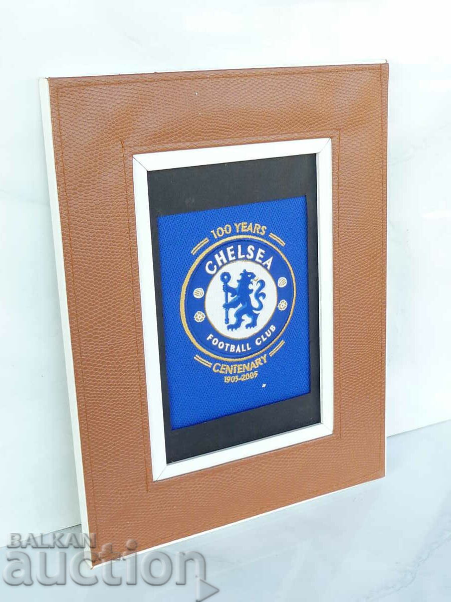 Chelsea emblem framed fans of the Premiership fan 100 years with price 18.00 BGN | € 9.20 Chelsea emblem framed fans of the Premiership fan 100 years with price 18.00 BGN | € 9.20