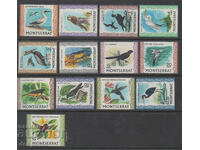 1970-74. Montserrat. Păsări locale.