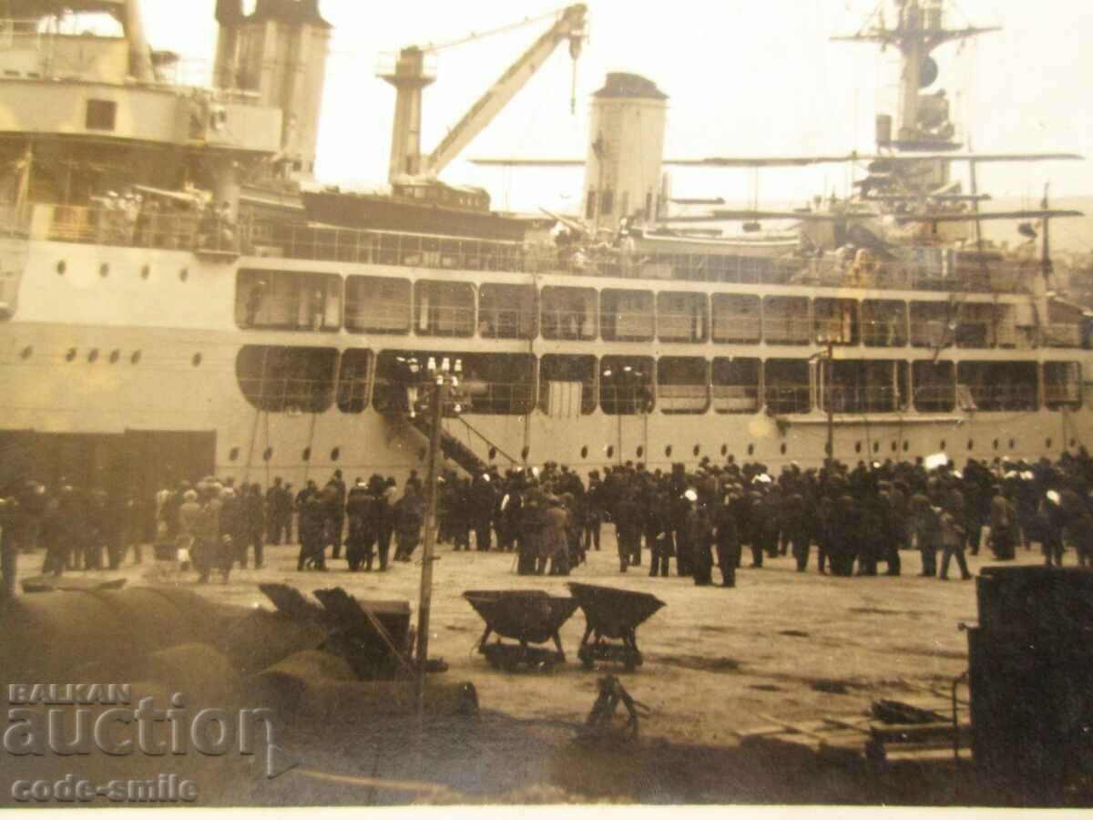 Old photo photograph of warship Joan of Arc VSW - 7