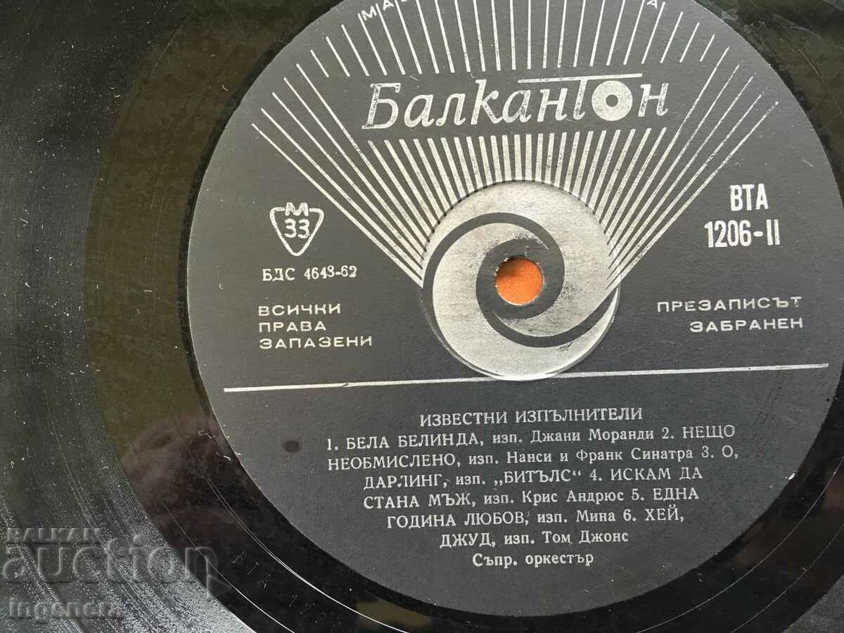 RECORD GRAMOPHONE LARGE with price 6.00 BGN | € 3.07 RECORD GRAMOPHONE LARGE with price 6.00 BGN | € 3.07