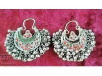 Unique Vintage Sachan Silver Earrings