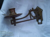 Antique sconce candlestick bronze for piano
