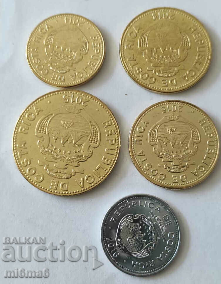 Costa Rica coin set with price 15.00 BGN | € 7.67 Costa Rica coin set with price 15.00 BGN | € 7.67