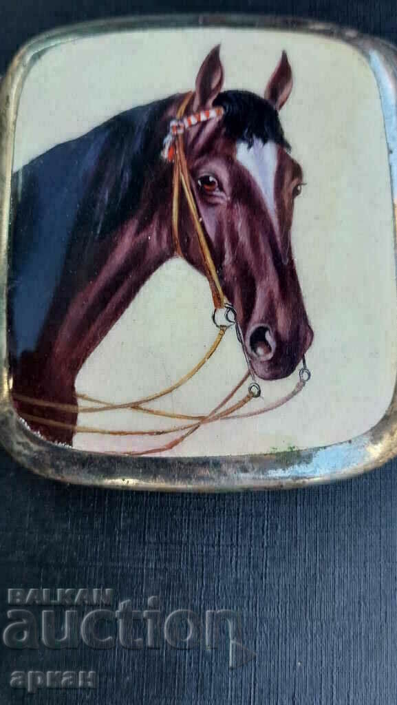 old snuff box with porcelain - 5 old snuff box with porcelain - 5