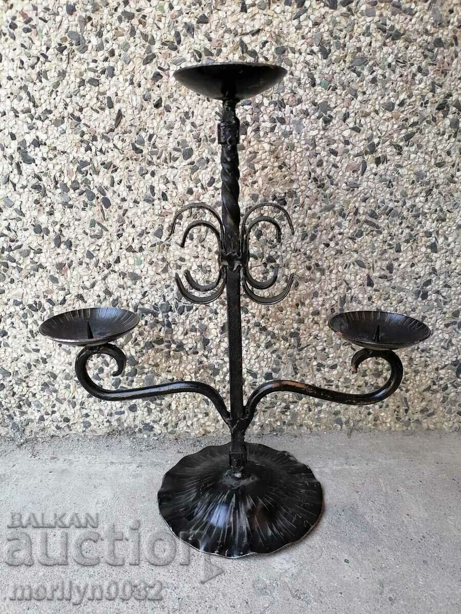 An old candle made of wrought iron lamp with price 59.00 BGN | € 30.17 An old candle made of wrought iron lamp with price 59.00 BGN | € 30.17