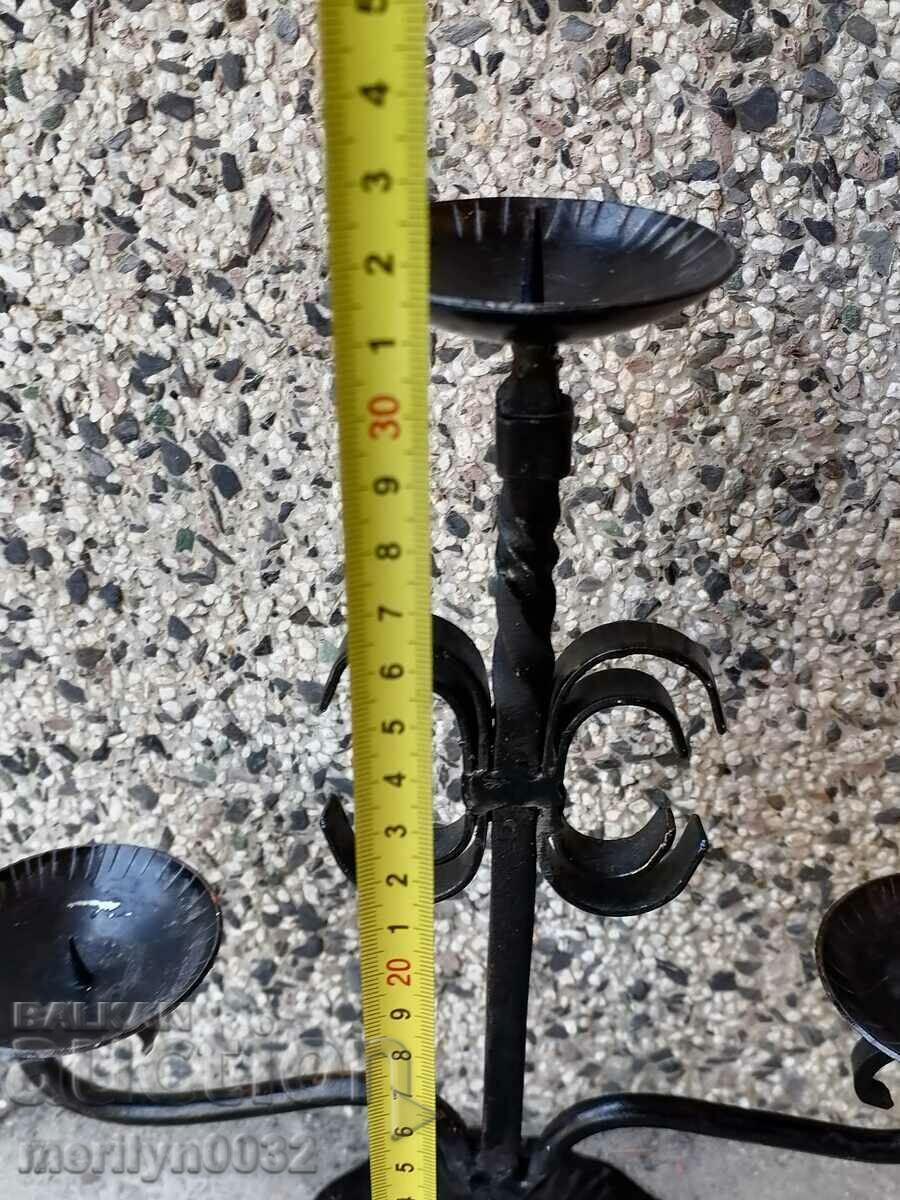 An old candle made of wrought iron lamp - 6 An old candle made of wrought iron lamp - 6