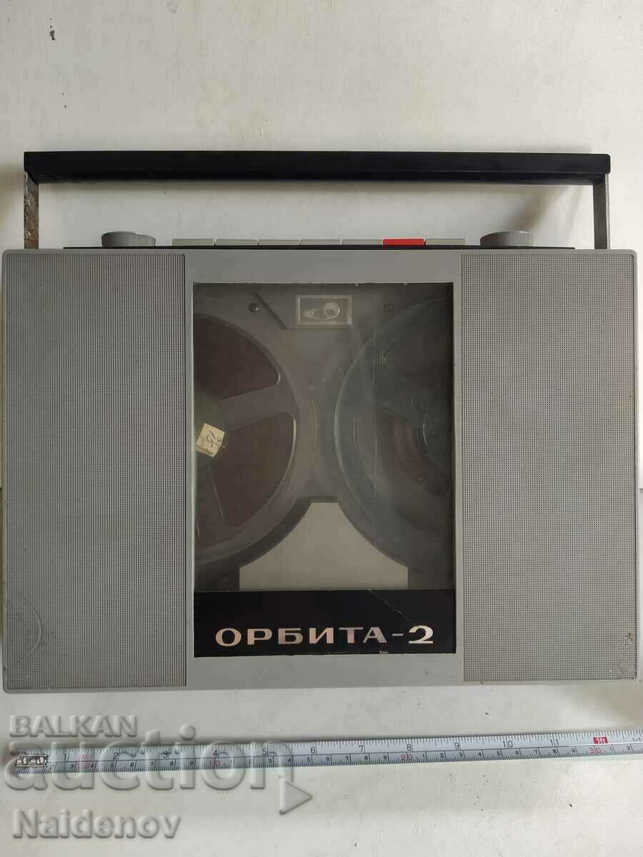 Ролкова магнетофон Орбита 2 Сделано в СССР 1969