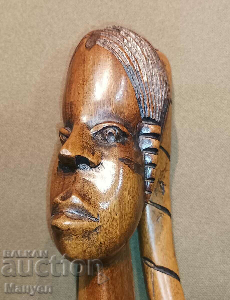 Auction  Olive wood sculpture for sale!