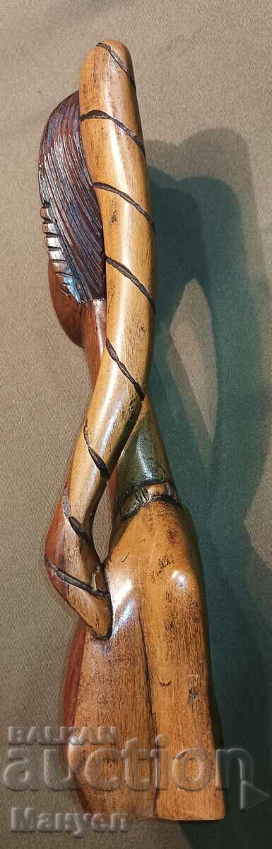 Delivery of Olive wood sculpture for sale!