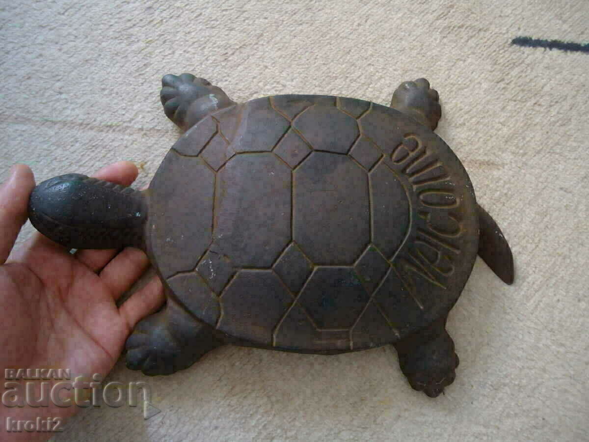Old Cast Iron Metal Tortoise Neck Rest Stopper with price 120.00 BGN | € 61.36