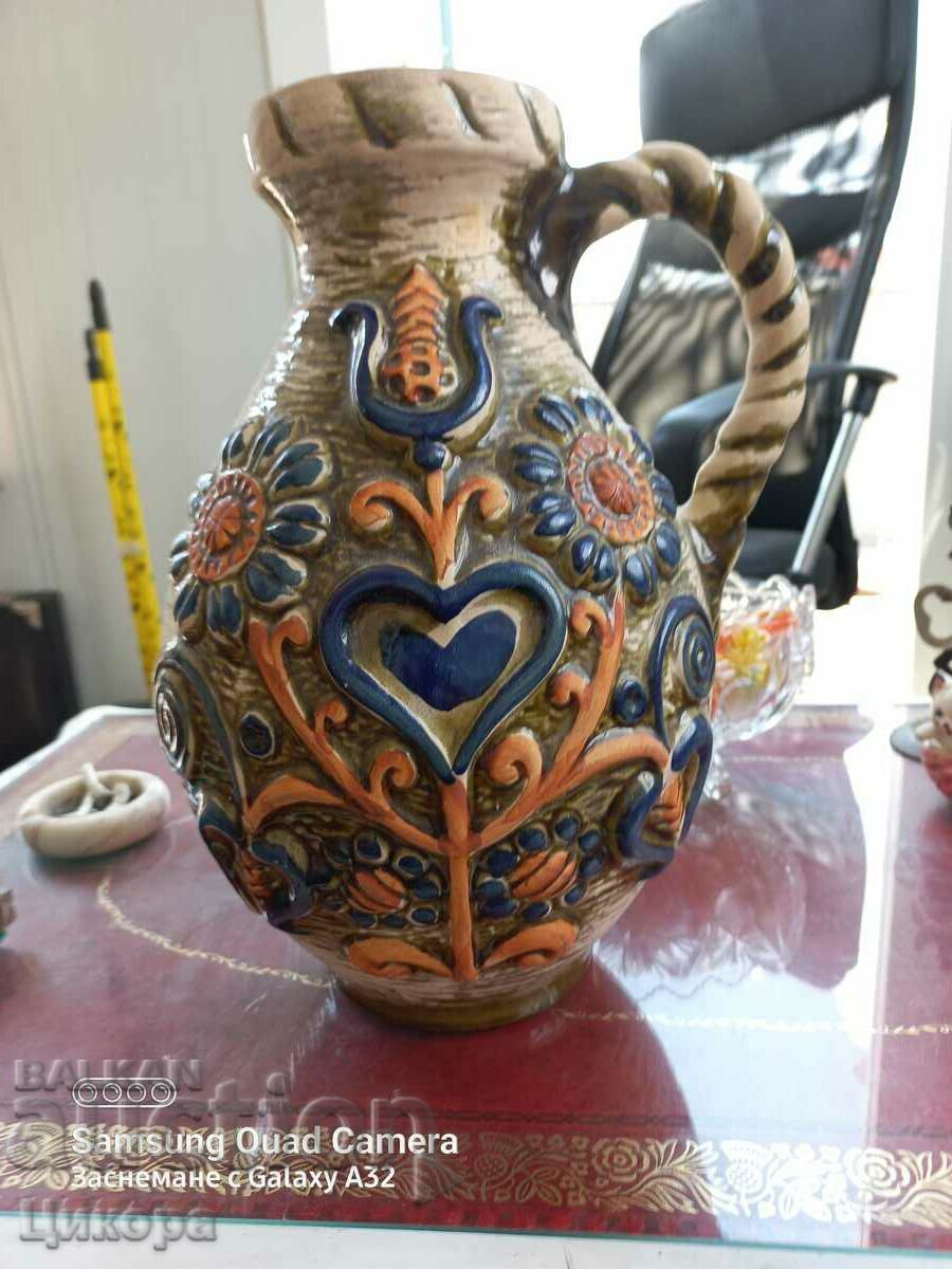 OLD GERMAN CLAY VASE with price 120.00 BGN | € 61.36 OLD GERMAN CLAY VASE with price 120.00 BGN | € 61.36