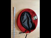 Military red beret number 56