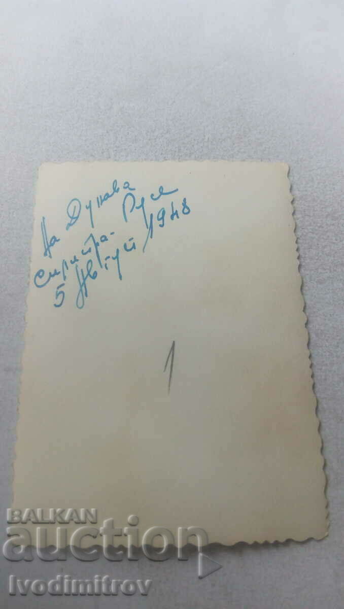 Photo Man on a steamer on the Danube river Silistra - Ruse 1948 with price 2.35 BGN | € 1.20