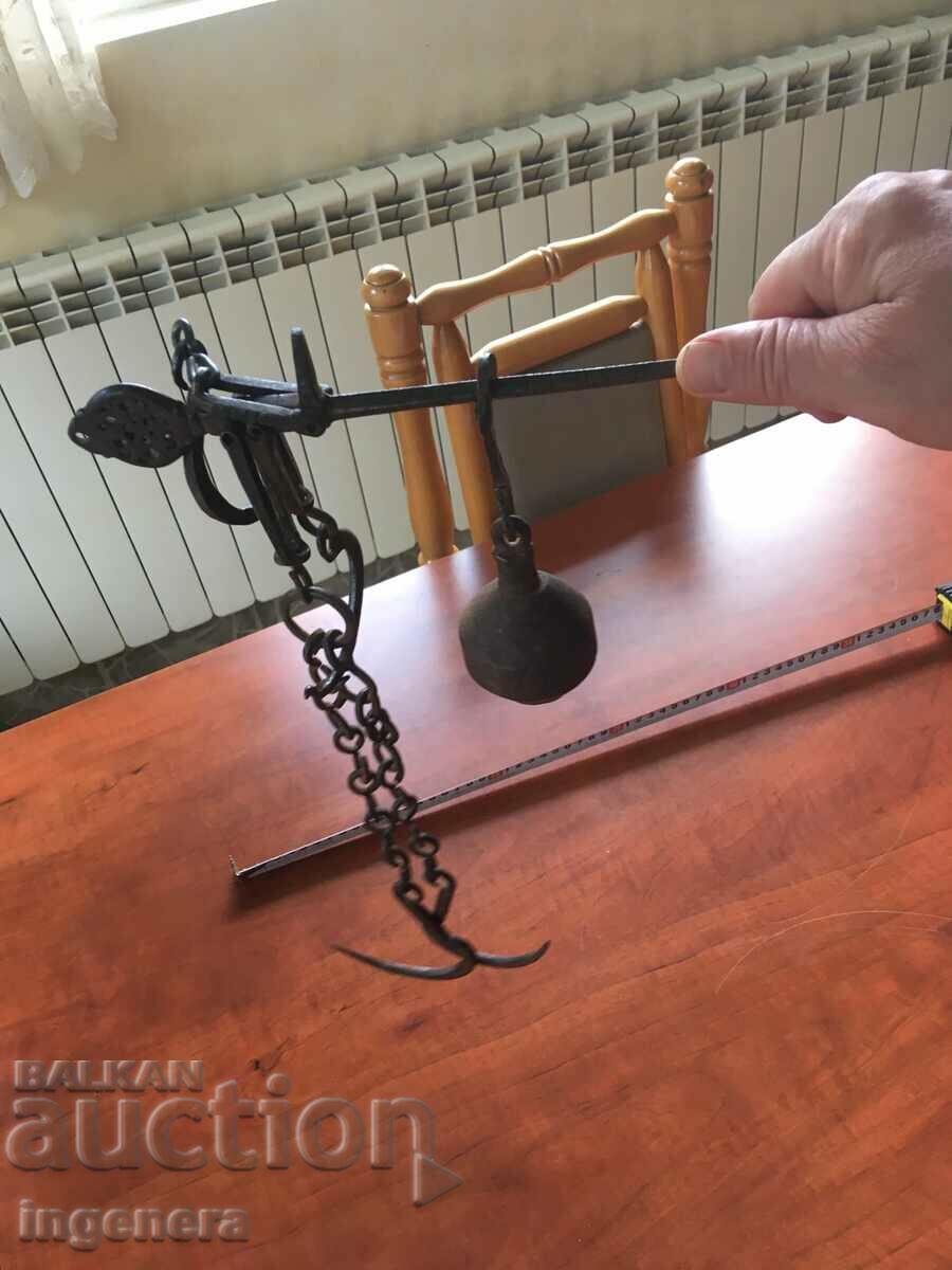 SCALE ANTIQUE TOOL SMALL UP TO 35 KG with price 75.00 BGN | € 38.35