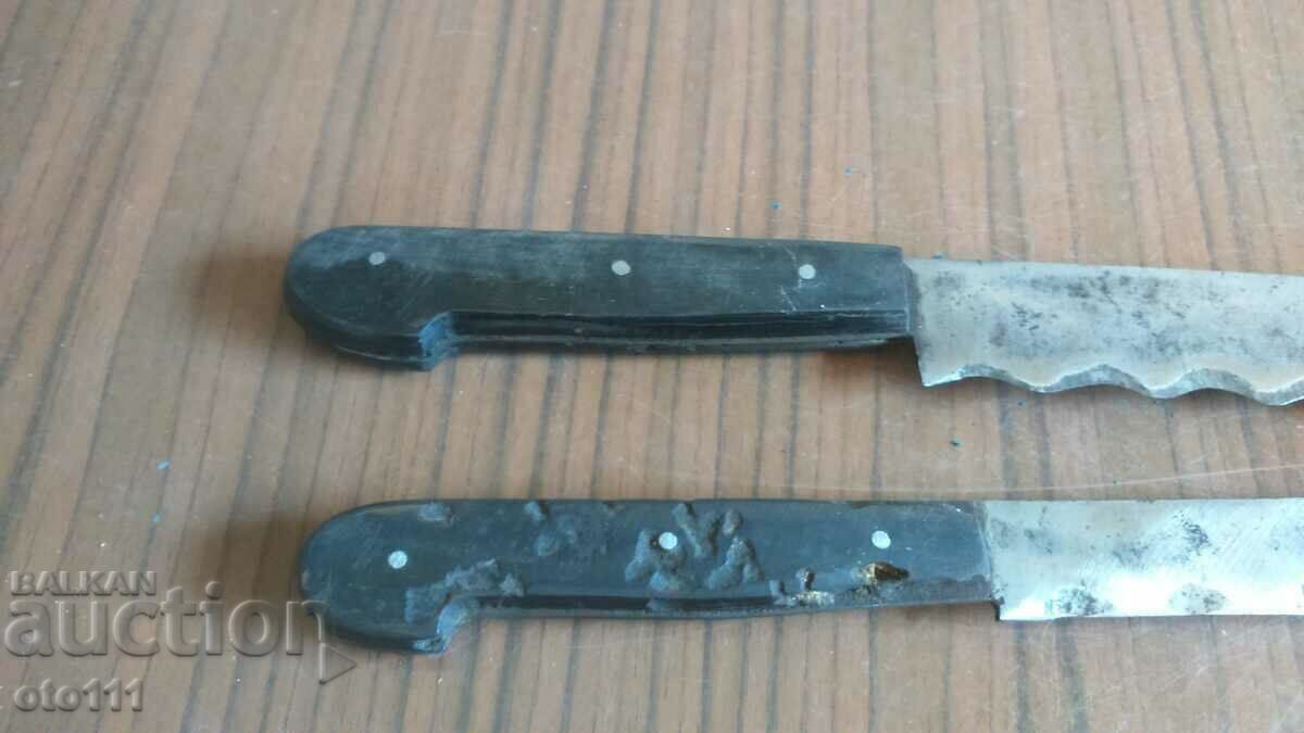 OLD KNIFE - KNIVES - BLACKSMITH - 2 pieces - 5 OLD KNIFE - KNIVES - BLACKSMITH - 2 pieces - 5
