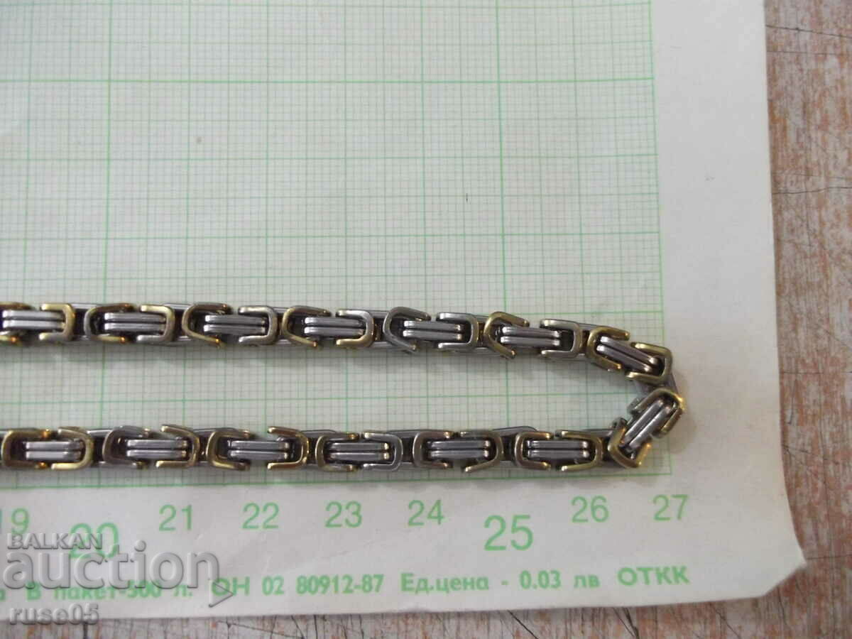 Delivery of Two-tone imitation jewelry medical steel chain Delivery of Two-tone imitation jewelry medical steel chain